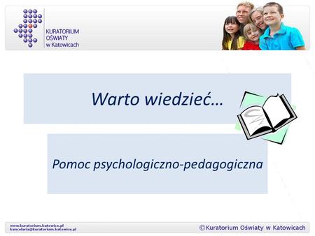 Warto wiedzieć… Pomoc psychologiczno-pedagogiczna.