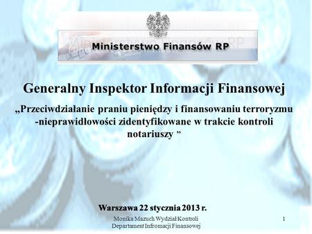 Generalny Inspektor Informacji Finansowej