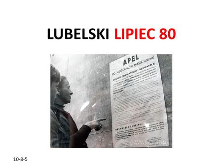 LUBELSKI LIPIEC 80 10-8-5.