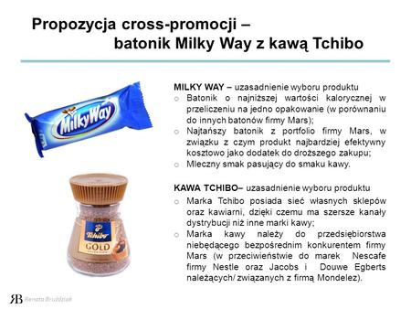 Propozycja cross-promocji – batonik Milky Way z kawą Tchibo