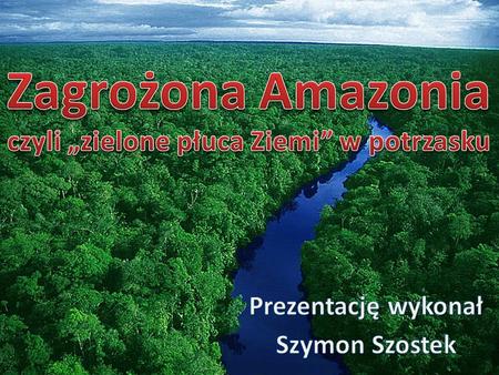 Zagrożona Amazonia czyli „zielone płuca Ziemi” w potrzasku