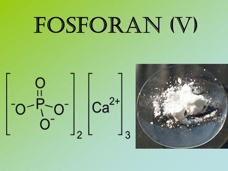 FOSFORAN (V).