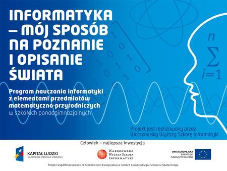 Treści multimedialne - kodowanie, przetwarzanie, prezentacja Odtwarzanie treści multimedialnych Andrzej Majkowski informatyka +