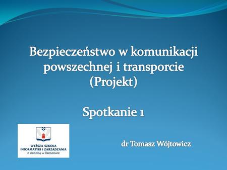 Projekt – to zbiór aktywności charakteryzujących się następujących cechami: są ze sobą powiązane w złożony sposób; zmierzają do osiągnięcia celu, często.