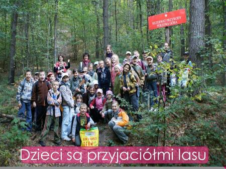 Dzieci są przyjaciółmi lasu. Ale wymaga to : Spotkanie z członkami Towarzystwa Badań i Ochrony Przyrody w Kielcach.