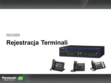 Rejestracja Terminali