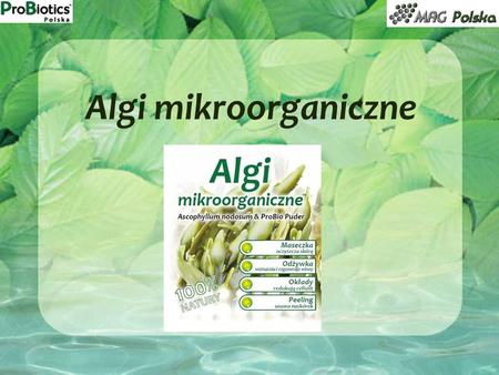 Algi mikroorganiczne.