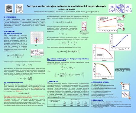 Entropia konformacyjna polimeru w materiałach kompozytowych