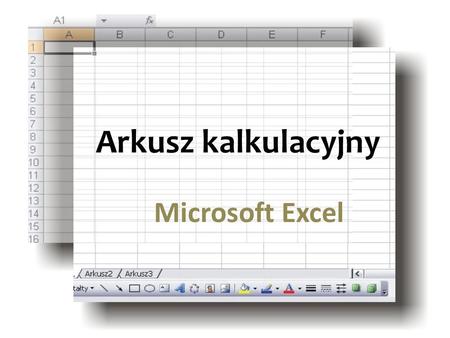Arkusz kalkulacyjny Microsoft Excel.