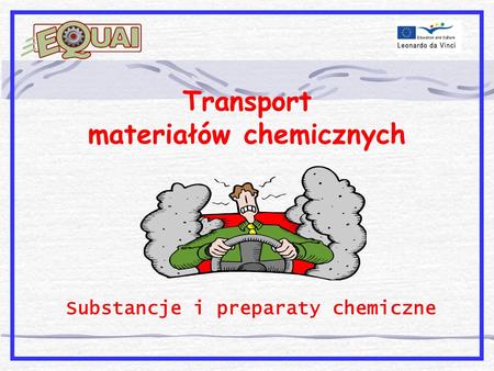 Transport materiałów chemicznych