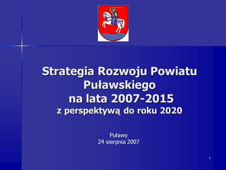 Strategia Rozwoju Powiatu Puławskiego