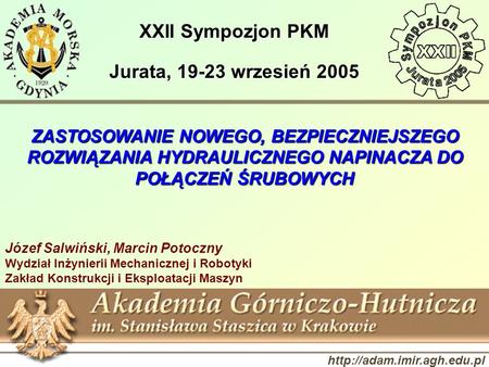 XXII Sympozjon PKM Jurata, wrzesień 2005