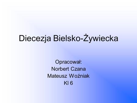 Diecezja Bielsko-Żywiecka