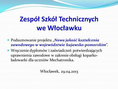 Zespół Szkół Technicznych we Włocławku
