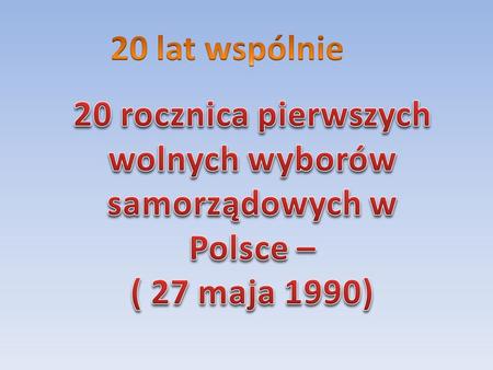 Ankieta przeprowadzona wśród mieszkańców Włocławka dotycząca zmian, które zaszły po 1990r. dzięki samorządowi terytorialnemu Prezentujemy kilka wybranych.