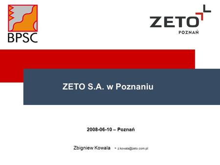– Poznań Zbigniew Kowala -