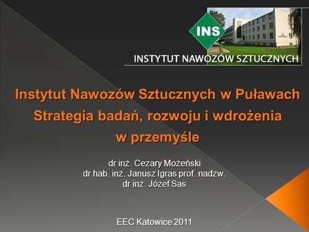 Instytut Nawozów Sztucznych w Puławach