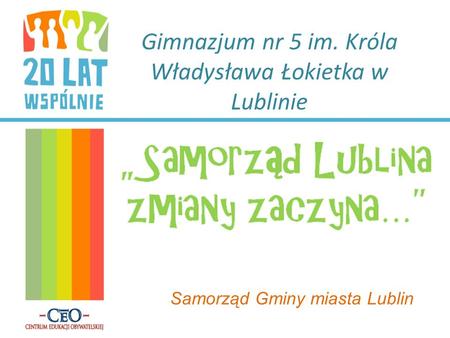 Gimnazjum nr 5 im. Króla Władysława Łokietka w Lublinie