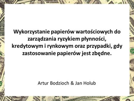 Artur Bodzioch & Jan Holub