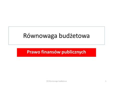 Prawo finansów publicznych