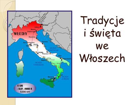 Tradycje i święta we Włoszech