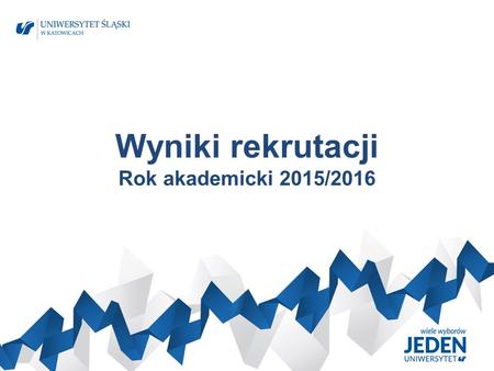 Wyniki rekrutacji Rok akademicki 2015/2016. Forma studiów 2014/2015 stan na 14.11 2015/2016 stan na 30.10 % Stacjonarne83037807-5,97 Niestacjonarne20421709-16,31.