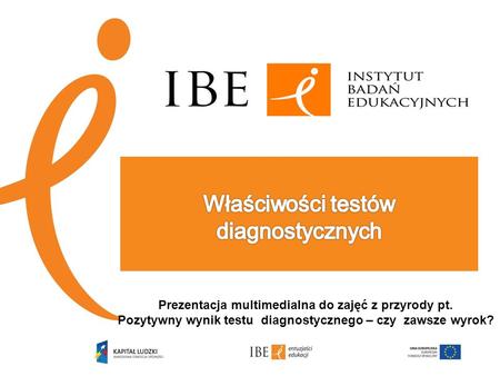 Właściwości testów diagnostycznych