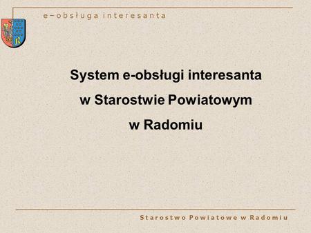 Starostwo Powiatowe w Radomiu