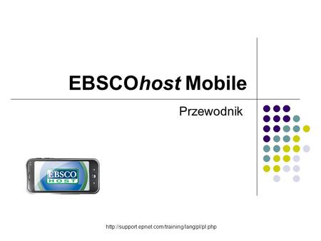 EBSCOhost Mobile Przewodnik