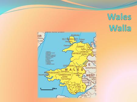 Geografia Walia leży nad Morzem Irlandzkim w południowo-zachodniej części wyspy Wielka Brytania. Od wschodu granica lądowa z Anglią, od południa - morska.