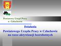 Działania Powiatowego Urzędu Pracy w Człuchowie na rzecz aktywizacji bezrobotnych Powiatowy Urząd Pracy w Człuchowie.