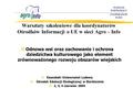 Warsztaty szkoleniowe dla koordynatorów Ośrodków Informacji o UE w sieci Agro – Info zOdnowa wsi oraz zachowanie i ochrona dziedzictwa kulturowego jako.