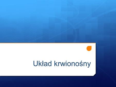 Układ krwionośny.