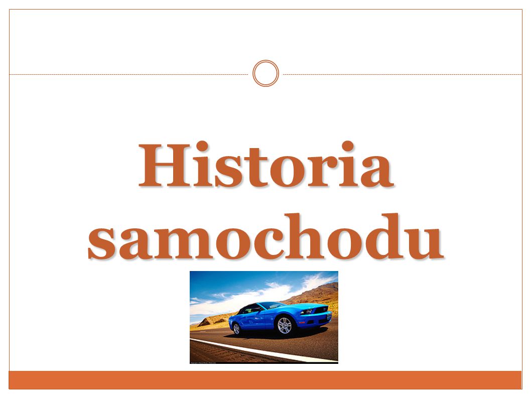 Historia Samochodu Ppt Pobierz