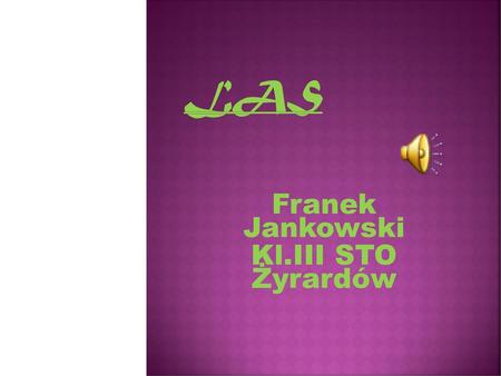 Franek Jankowski Kl.III STO Żyrardów
