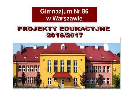 Gimnazjum Nr 86 w Warszawie