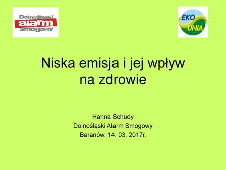 Niska emisja i jej wpływ na zdrowie