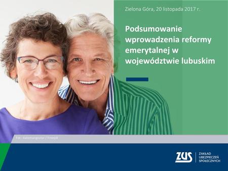Podsumowanie wprowadzenia reformy emerytalnej w województwie lubuskim