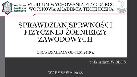 STUDIUM WYCHOWANIA FIZYCZNEGO