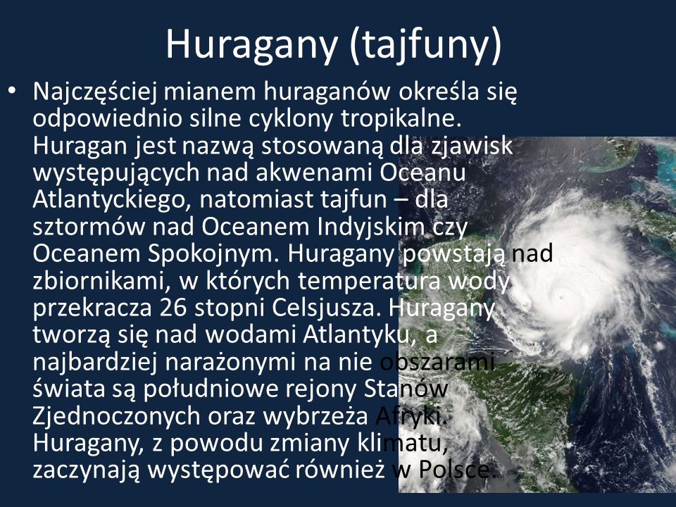 Huragany (tajfuny)