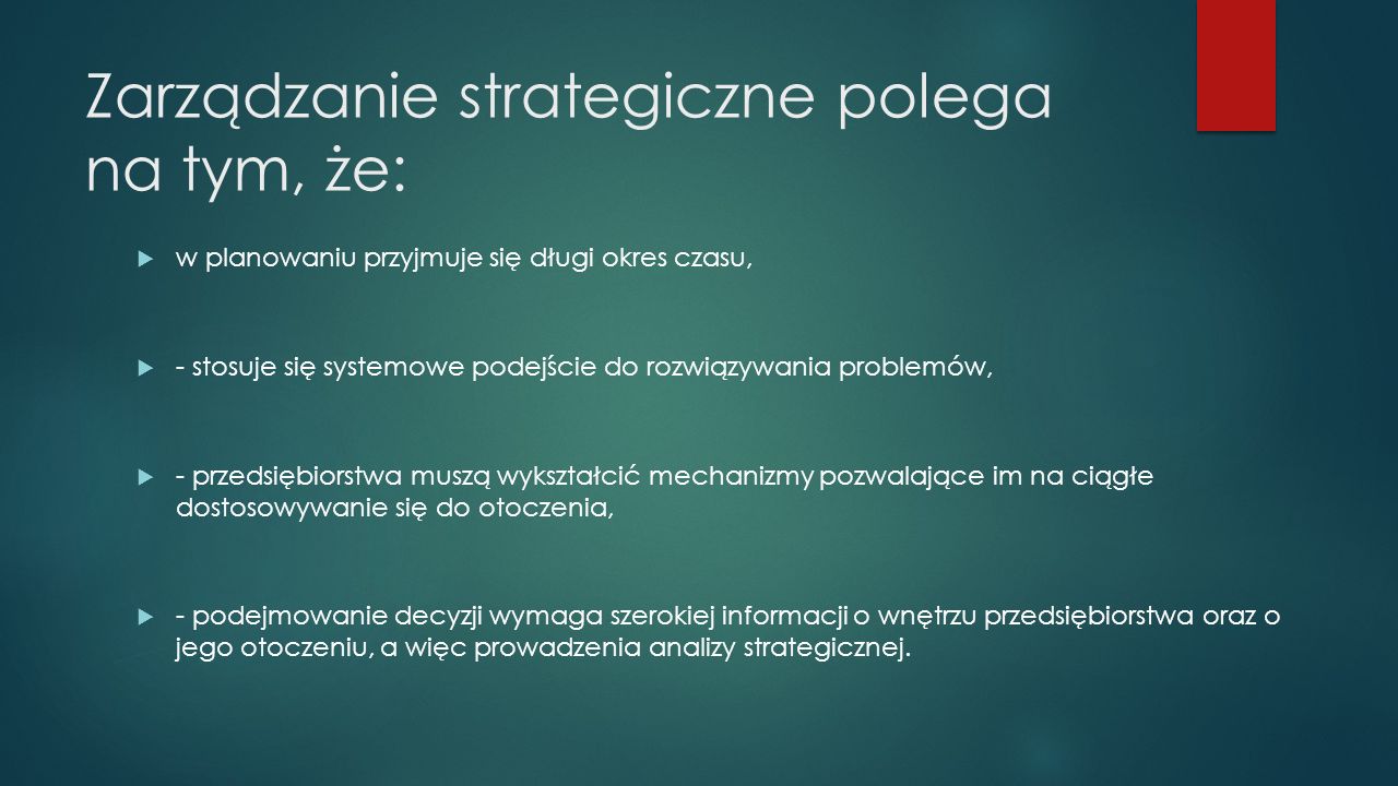 Współczesne Strategie Zarządzania Dr Magdalena Bylińska - Ppt Pobierz