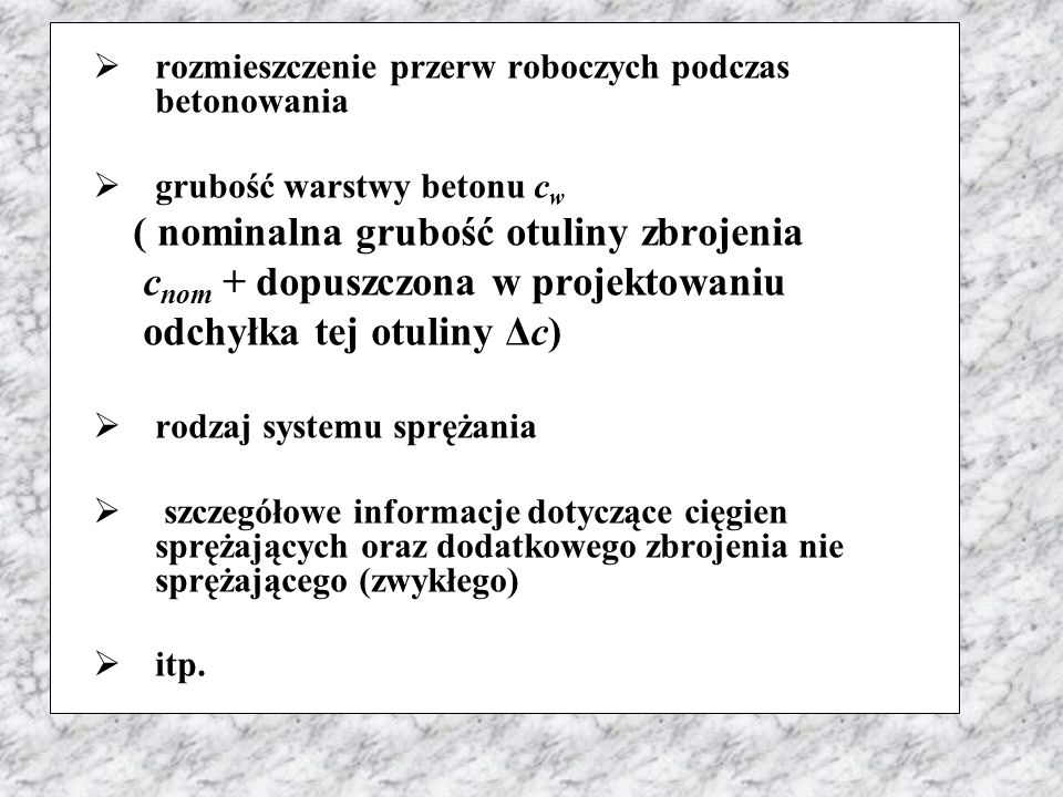 Rysunek Konstrukcyjny Część Iii Rysunki Konstrukcji Z Betonu