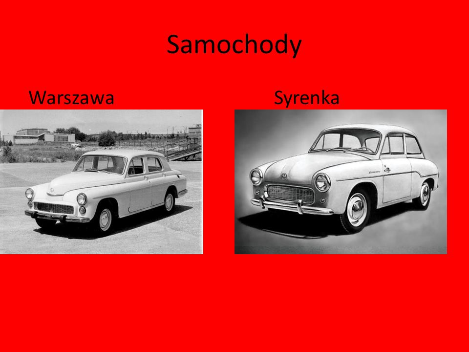 Samochody Warszawa Syrenka