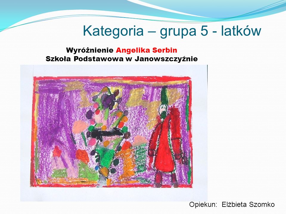 Kategoria – grupa 5 - latków