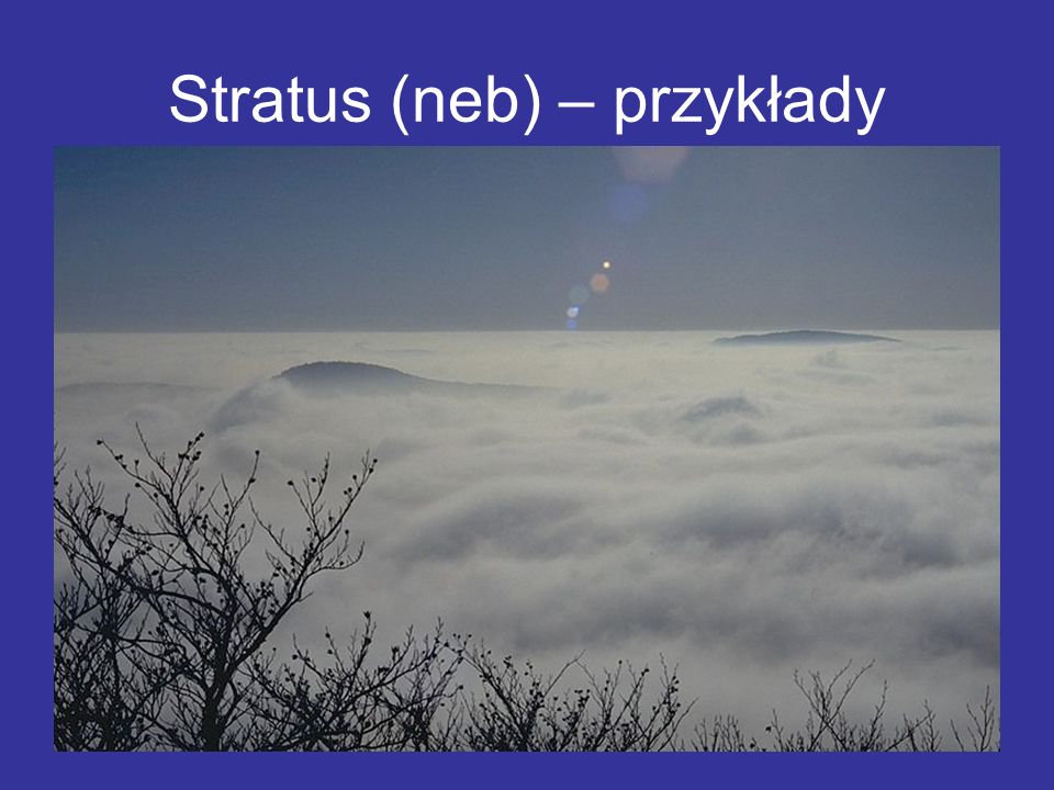 Stratus (neb) – przykłady