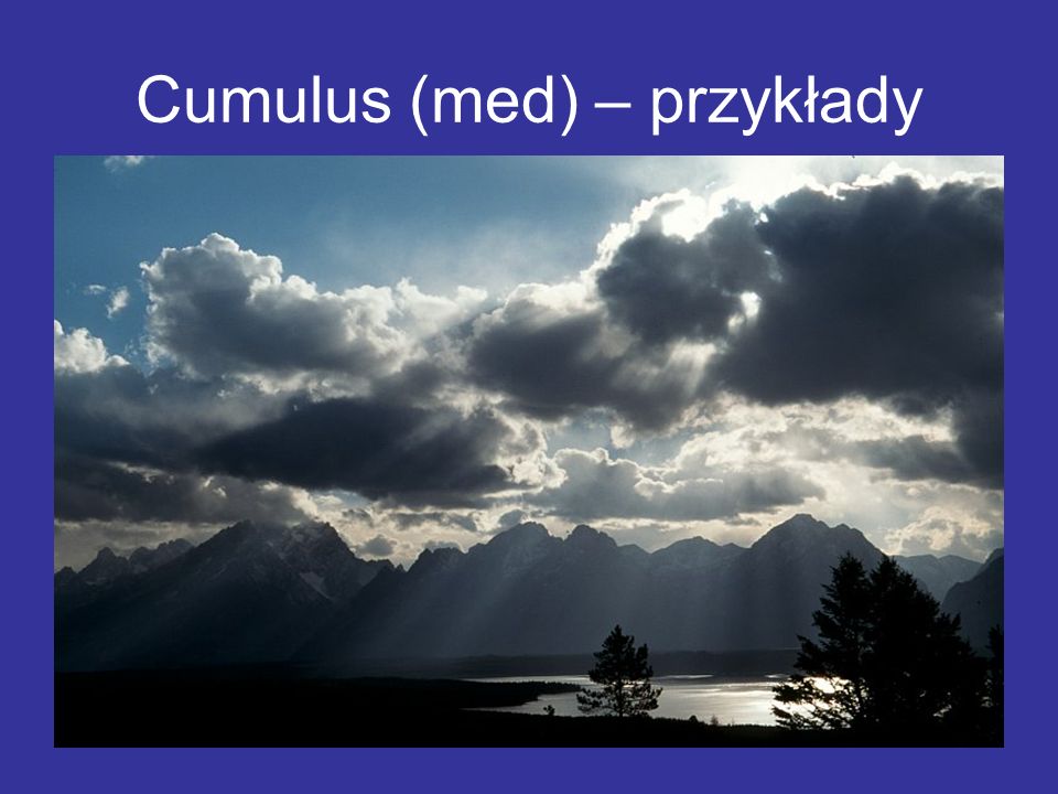 Cumulus (med) – przykłady