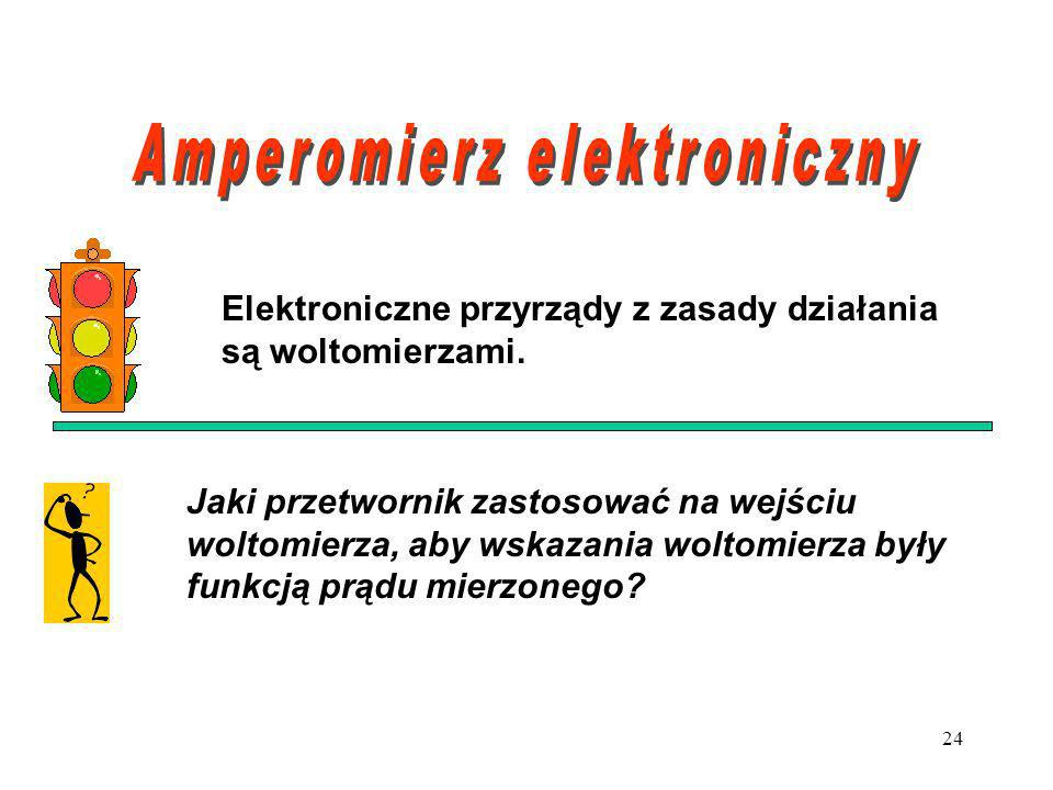 Amperomierz elektroniczny