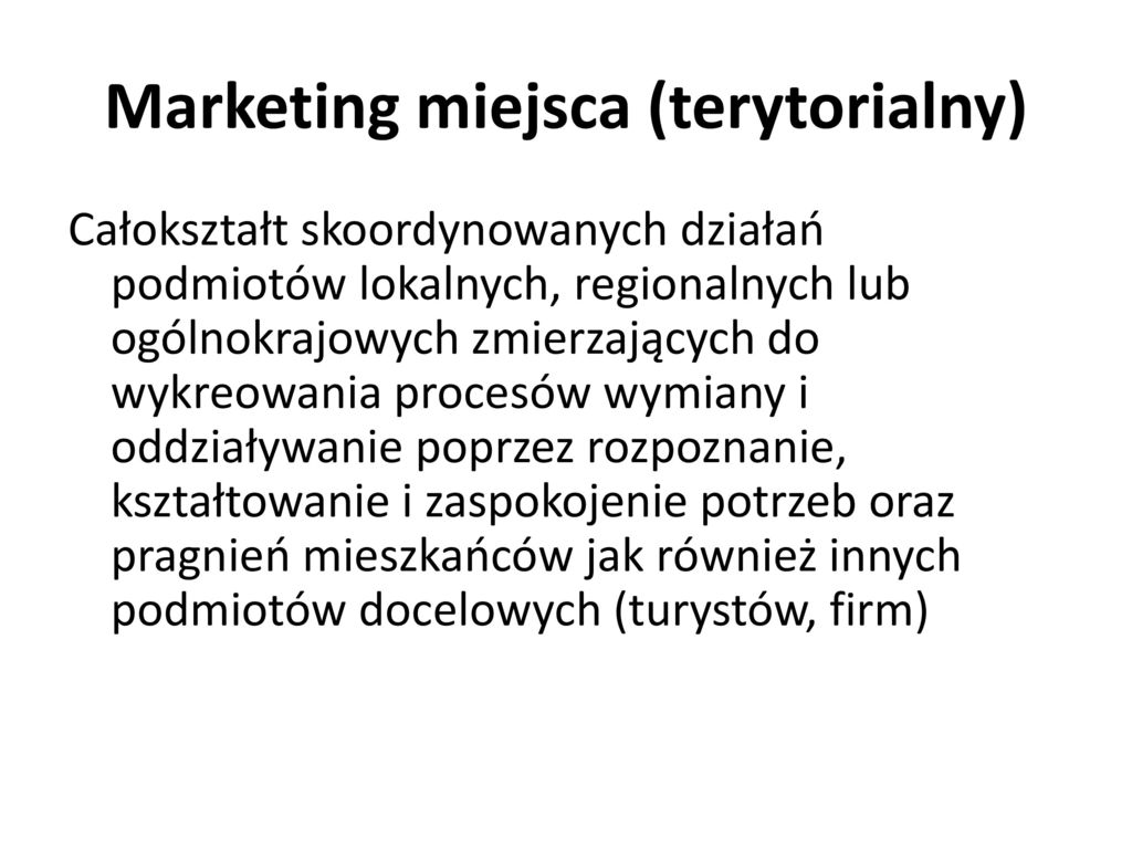Marketing miejsca (terytorialny)