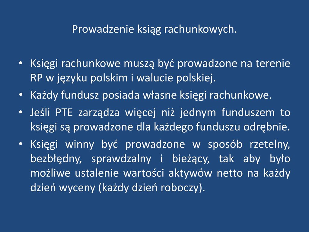 Rachunkowość OFE. - Ppt Pobierz