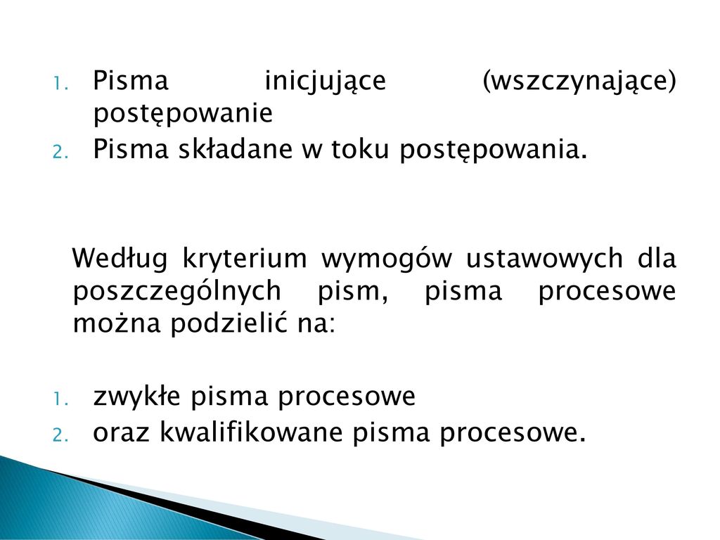 Warsztaty Pisania Pism Procesowych - Ppt Pobierz